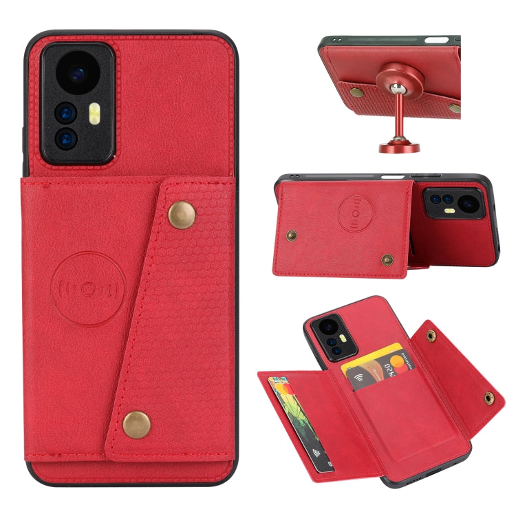 Custodia magnetica portafoglio per Xiaomi Redmi 12 4G