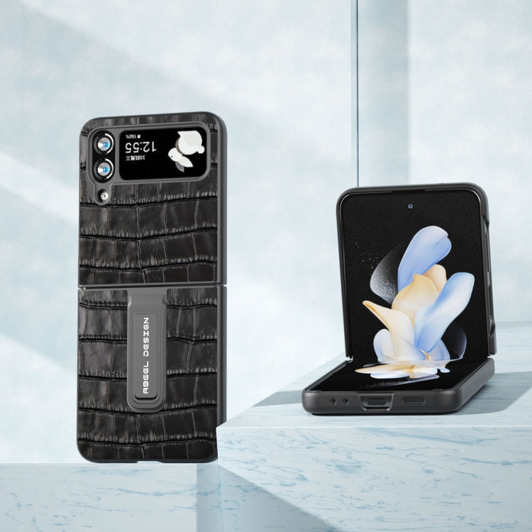 Custodia in pelle di coccodrillo per Samsung Galaxy Z Flip4