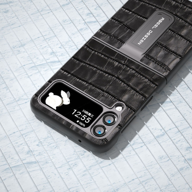 Custodia in pelle di coccodrillo per Samsung Galaxy Z Flip4