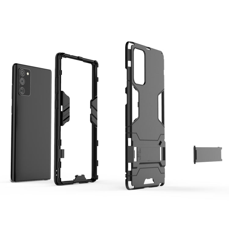 Custodia protettiva antiurto per PC + TPU con supporto, For Samsung Galaxy Note20, For Samsung Galaxy Note20  Plus, For Huawei P smart 2020, For OPPO Reno4 Pro, For OPPO Reno4, For Huawei Enjoy Z