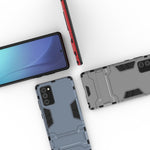 Custodia protettiva antiurto per PC + TPU con supporto, For Samsung Galaxy Note20, For Samsung Galaxy Note20  Plus, For Huawei P smart 2020, For OPPO Reno4 Pro, For OPPO Reno4, For Huawei Enjoy Z