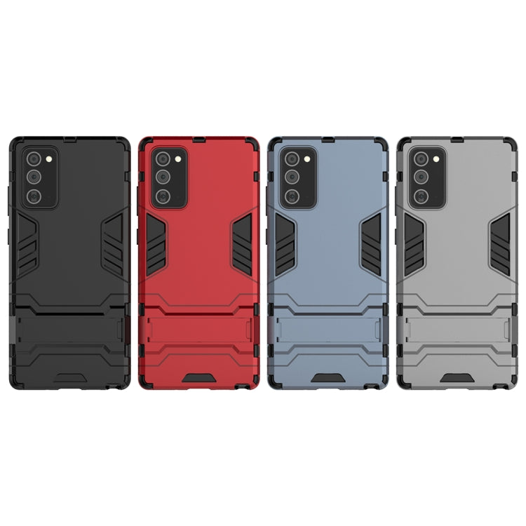 Custodia protettiva antiurto per PC + TPU con supporto, For Samsung Galaxy Note20, For Samsung Galaxy Note20  Plus, For Huawei P smart 2020, For OPPO Reno4 Pro, For OPPO Reno4, For Huawei Enjoy Z