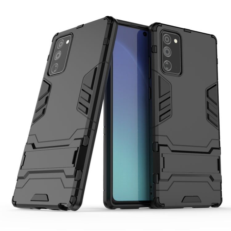 Custodia protettiva antiurto per PC + TPU con supporto, For Samsung Galaxy Note20, For Samsung Galaxy Note20  Plus, For Huawei P smart 2020, For OPPO Reno4 Pro, For OPPO Reno4, For Huawei Enjoy Z