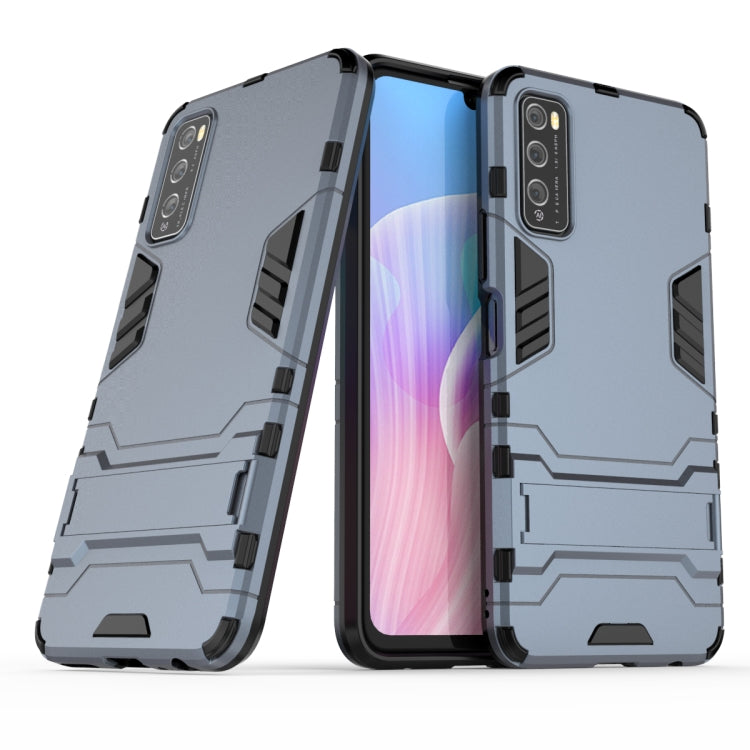 Custodia protettiva antiurto per PC + TPU con supporto, For Samsung Galaxy Note20, For Samsung Galaxy Note20  Plus, For Huawei P smart 2020, For OPPO Reno4 Pro, For OPPO Reno4, For Huawei Enjoy Z