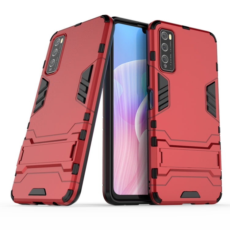 Custodia protettiva antiurto per PC + TPU con supporto, For Samsung Galaxy Note20, For Samsung Galaxy Note20  Plus, For Huawei P smart 2020, For OPPO Reno4 Pro, For OPPO Reno4, For Huawei Enjoy Z