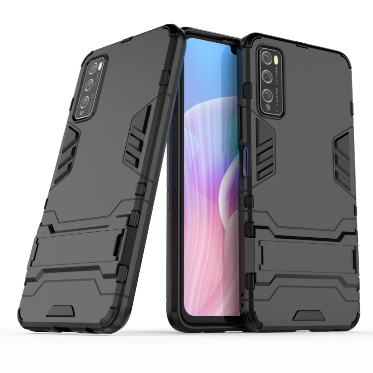 Custodia protettiva antiurto per PC + TPU con supporto, For Samsung Galaxy Note20, For Samsung Galaxy Note20  Plus, For Huawei P smart 2020, For OPPO Reno4 Pro, For OPPO Reno4, For Huawei Enjoy Z