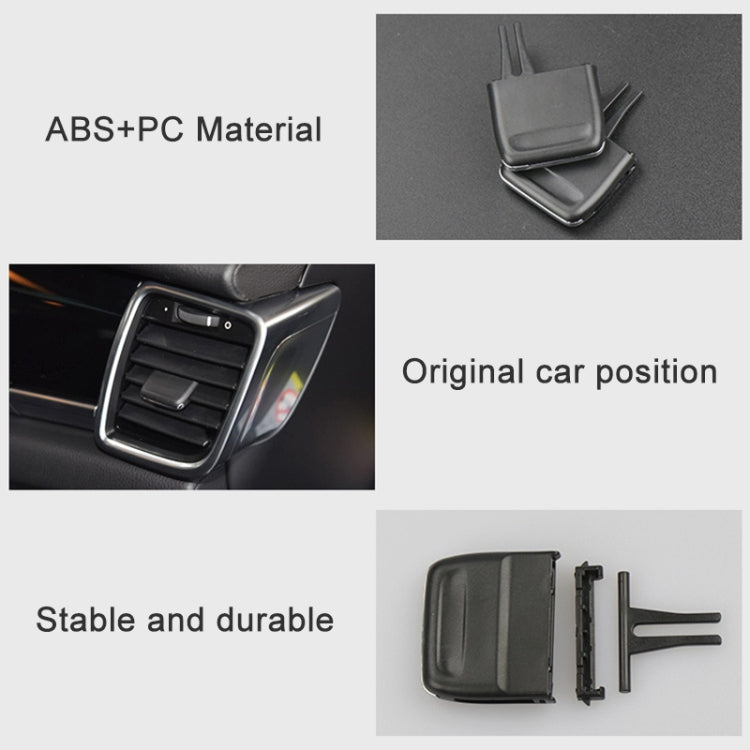 Per Porsche Panamera con guida a sinistra per auto, aria condizionata, presa d'aria, Rear Row, Right Side, Middle, Left Side