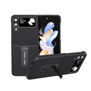 Custodia in pelle e PC Litchi per Samsung Galaxy Z Flip4
