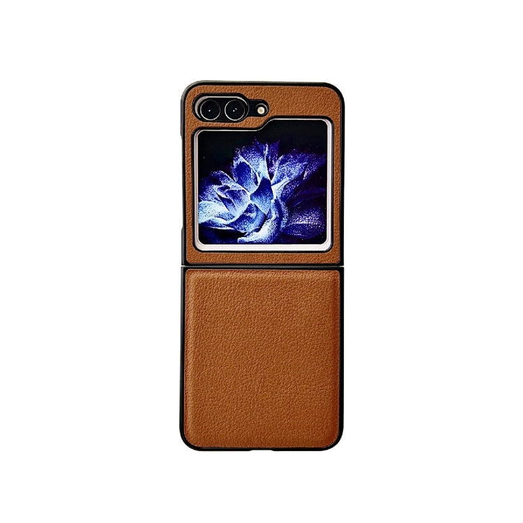 Custodia TPU antiurto Litchi per Samsung Galaxy Z Fold5