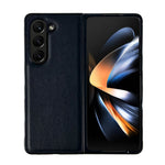 Custodia TPU antiurto Litchi per Samsung Galaxy Z Fold5