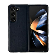 Custodia TPU antiurto Litchi per Samsung Galaxy Z Fold5