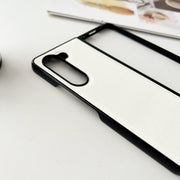Custodia TPU antiurto Litchi per Samsung Galaxy Z Fold5