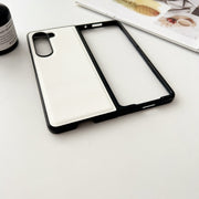 Custodia TPU antiurto Litchi per Samsung Galaxy Z Fold5