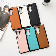 Custodia TPU antiurto Litchi per Samsung Galaxy Z Fold5