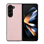 Custodia TPU antiurto Litchi per Samsung Galaxy Z Fold5