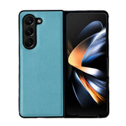 Custodia TPU antiurto Litchi per Samsung Galaxy Z Fold5
