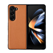 Custodia TPU antiurto Litchi per Samsung Galaxy Z Fold5