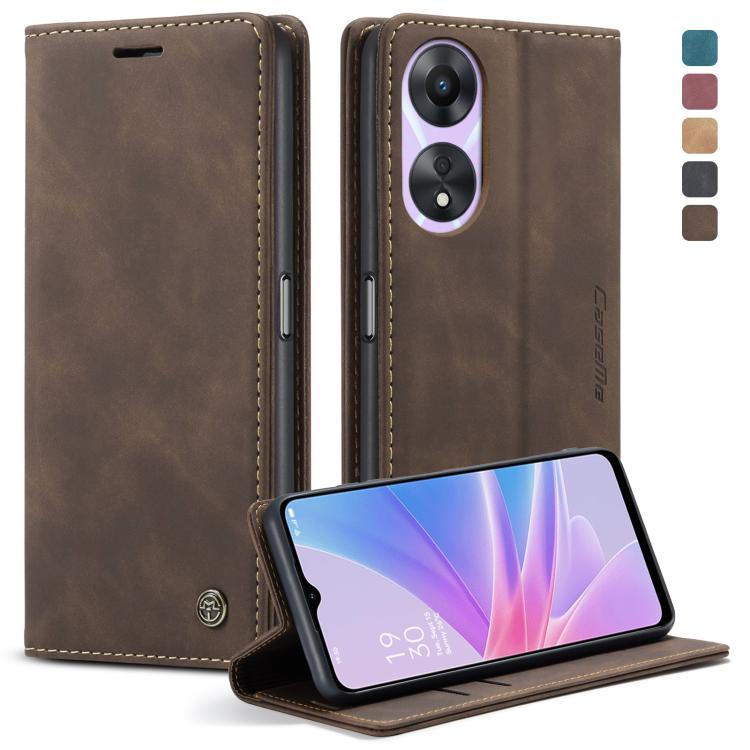CaseMe 013 Custodia multifunzionale in pelle a conchiglia orizzontale, For OPPO Reno10 5G Global／Reno10 Pro Global, For OPPO A78 4G, For OPPO A78 5G Global / A1X 5G, For OPPO A58 5G / A58X 5G