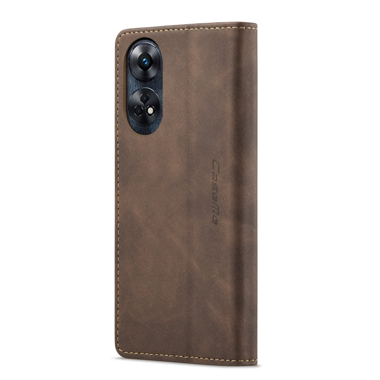 CaseMe 013 Custodia multifunzionale in pelle a conchiglia orizzontale, For OPPO Reno8 T 4G, For OPPO A57 4G Global/A57S 4G Global/A77 4G Global