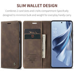 CaseMe 013 Custodia multifunzionale in pelle a conchiglia orizzontale, For OPPO Reno10 5G Global／Reno10 Pro Global, For OPPO A78 4G, For OPPO A78 5G Global / A1X 5G, For OPPO A58 5G / A58X 5G