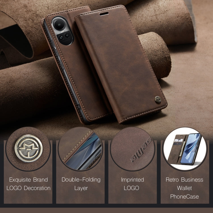CaseMe 013 Custodia multifunzionale in pelle a conchiglia orizzontale, For OPPO Reno10 5G Global／Reno10 Pro Global, For OPPO A78 4G, For OPPO A78 5G Global / A1X 5G, For OPPO A58 5G / A58X 5G