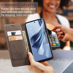 CaseMe 013 Custodia multifunzionale in pelle a conchiglia orizzontale, For OPPO Reno10 5G Global／Reno10 Pro Global, For OPPO A78 4G, For OPPO A78 5G Global / A1X 5G, For OPPO A58 5G / A58X 5G