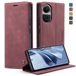 CaseMe 013 Custodia multifunzionale in pelle a conchiglia orizzontale, For OPPO Reno10 5G Global／Reno10 Pro Global, For OPPO A78 4G, For OPPO A78 5G Global / A1X 5G, For OPPO A58 5G / A58X 5G