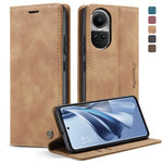 CaseMe 013 Custodia multifunzionale in pelle a conchiglia orizzontale, For OPPO Reno10 5G Global／Reno10 Pro Global, For OPPO A78 4G, For OPPO A78 5G Global / A1X 5G, For OPPO A58 5G / A58X 5G