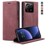 Custodia portafoglio in pelle per Xiaomi Redmi Note 13 Pro