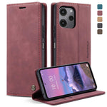 Custodia portafoglio in pelle per Xiaomi Redmi Note 13 Pro