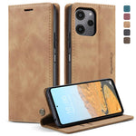 Custodia portafoglio in pelle per Xiaomi Redmi Note 13 Pro