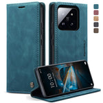 CaseMe 013 Custodia multifunzionale in pelle a conchiglia orizzontale, For Xiaomi 14 Pro, For Xiaomi 14, For Xiaomi Redmi Note 13 5G, For Xiaomi Redmi Note 13 Pro+