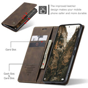 CaseMe 013 Custodia multifunzionale in pelle a conchiglia orizzontale, For Xiaomi 14 Pro, For Xiaomi 14, For Xiaomi Redmi Note 13 5G, For Xiaomi Redmi Note 13 Pro+