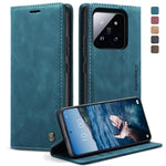 CaseMe 013 Custodia multifunzionale in pelle a conchiglia orizzontale, For Xiaomi 14 Pro, For Xiaomi 14, For Xiaomi Redmi Note 13 5G, For Xiaomi Redmi Note 13 Pro+