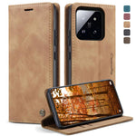 CaseMe 013 Custodia multifunzionale in pelle a conchiglia orizzontale, For Xiaomi 14 Pro, For Xiaomi 14, For Xiaomi Redmi Note 13 5G, For Xiaomi Redmi Note 13 Pro+