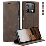 CaseMe 013 Custodia multifunzionale in pelle a conchiglia orizzontale, For Xiaomi 14 Pro, For Xiaomi 14, For Xiaomi Redmi Note 13 5G, For Xiaomi Redmi Note 13 Pro+