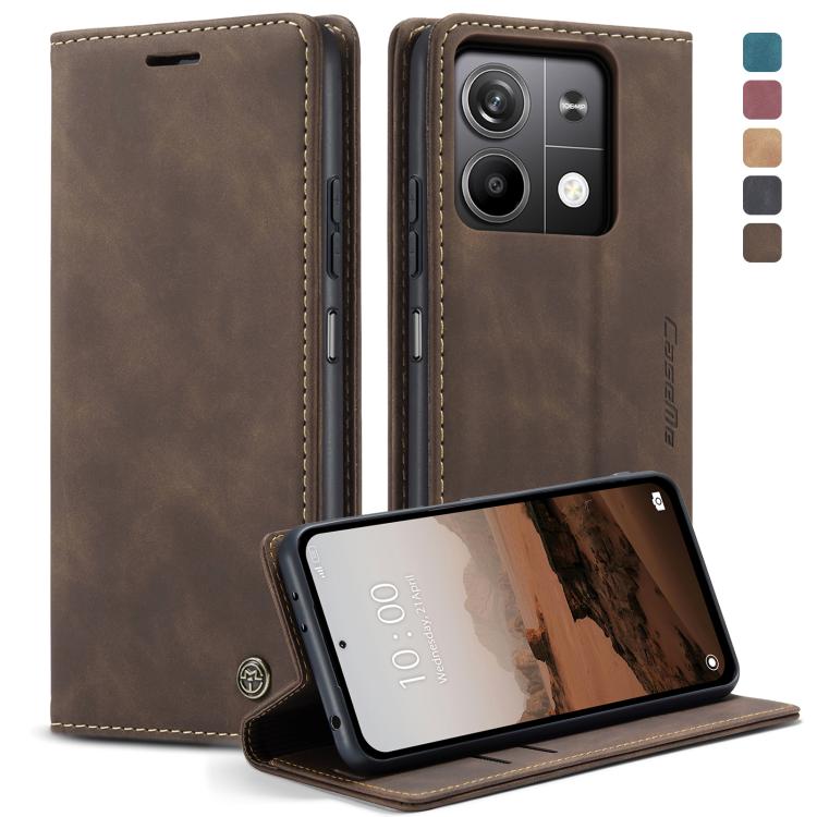 CaseMe 013 Custodia multifunzionale in pelle a conchiglia orizzontale, For Xiaomi 14 Pro, For Xiaomi 14, For Xiaomi Redmi Note 13 5G, For Xiaomi Redmi Note 13 Pro+