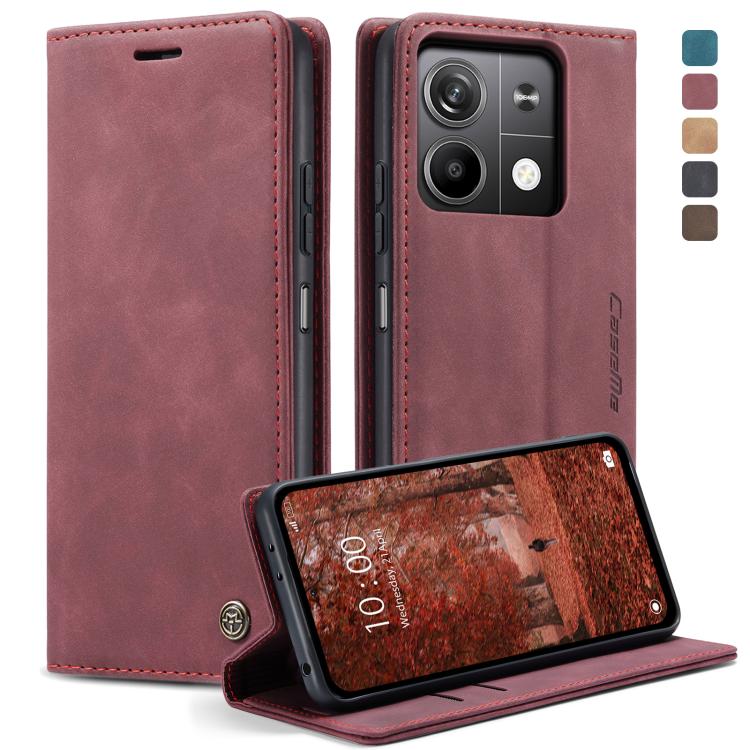 CaseMe 013 Custodia multifunzionale in pelle a conchiglia orizzontale, For Xiaomi 14 Pro, For Xiaomi 14, For Xiaomi Redmi Note 13 5G, For Xiaomi Redmi Note 13 Pro+