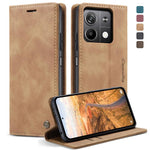 CaseMe 013 Custodia multifunzionale in pelle a conchiglia orizzontale, For Xiaomi 14 Pro, For Xiaomi 14, For Xiaomi Redmi Note 13 5G, For Xiaomi Redmi Note 13 Pro+