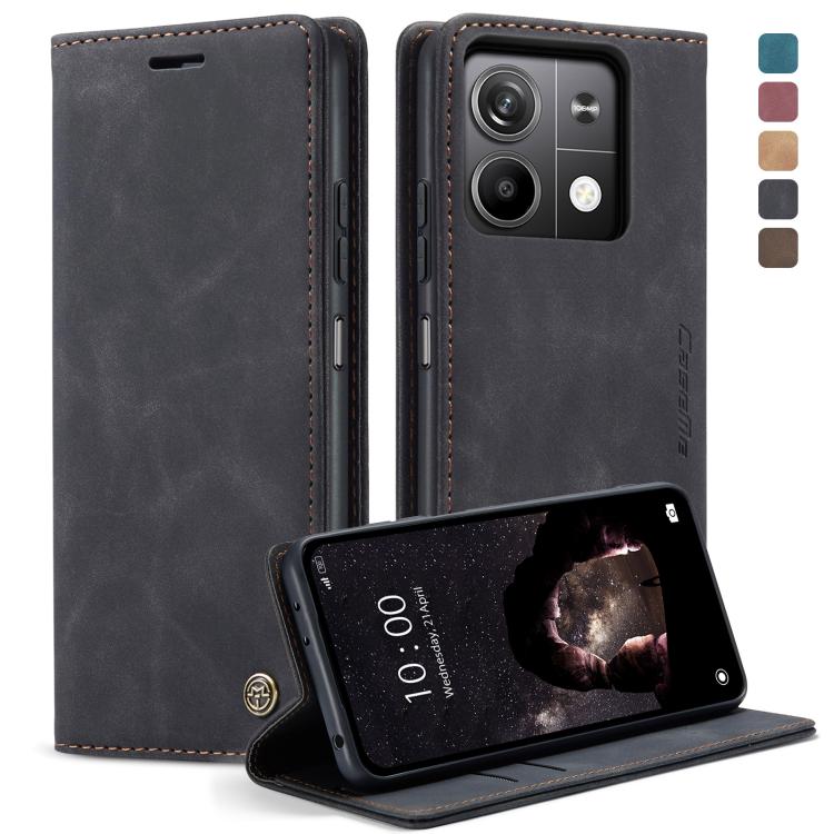 CaseMe 013 Custodia multifunzionale in pelle a conchiglia orizzontale, For Xiaomi 14 Pro, For Xiaomi 14, For Xiaomi Redmi Note 13 5G, For Xiaomi Redmi Note 13 Pro+