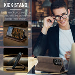 Custodia portafoglio in pelle per Xiaomi Redmi Note 13 Pro
