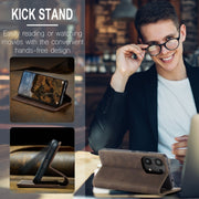 CaseMe 013 Custodia multifunzionale in pelle a conchiglia orizzontale, For Xiaomi Redmi Note 13 Pro 4G, For Xiaomi Redmi Note 13 4G, For Xiaomi Redmi 13C 4G Global / 13C 5G, For Xiaomi Poco X6 Pro, For Xiaomi Redmi K70E 5G