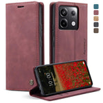 Custodia portafoglio in pelle per Xiaomi Redmi Note 13 Pro