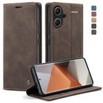 CaseMe 013 Custodia multifunzionale in pelle a conchiglia orizzontale, For Xiaomi 14 Pro, For Xiaomi 14, For Xiaomi Redmi Note 13 5G, For Xiaomi Redmi Note 13 Pro+