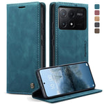 Custodia portafoglio in pelle per Xiaomi Redmi Note 13 Pro