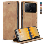 Custodia portafoglio in pelle per Xiaomi Redmi Note 13 Pro