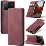Custodia portafoglio in pelle per Xiaomi Redmi Note 13 Pro