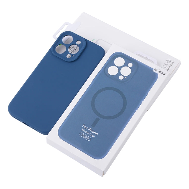Custodia per telefono con foro di precisione MagSafe in silicone liquido, For iPhone 14 Plus, For iPhone 14, For iPhone 14 Pro