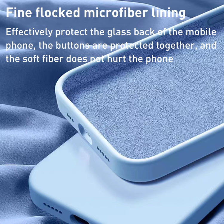 Custodia per telefono con foro di precisione MagSafe in silicone liquido, For iPhone 14 Pro Max, For iPhone 13 Pro Max, For iPhone 13 Pro