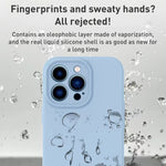 Custodia per telefono con foro di precisione MagSafe in silicone liquido, For iPhone 13